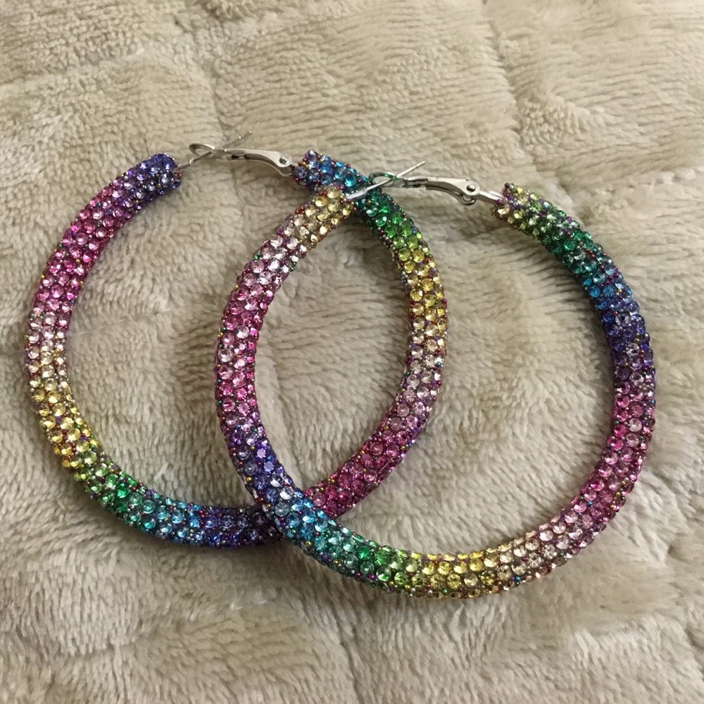 Colorful Hoop Earrings